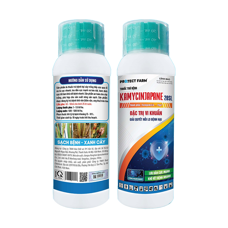 KAMYCIN JAPANE 20SL, Đặc trị khô vằn hại lúa, vi khuẩn hại cây trồng