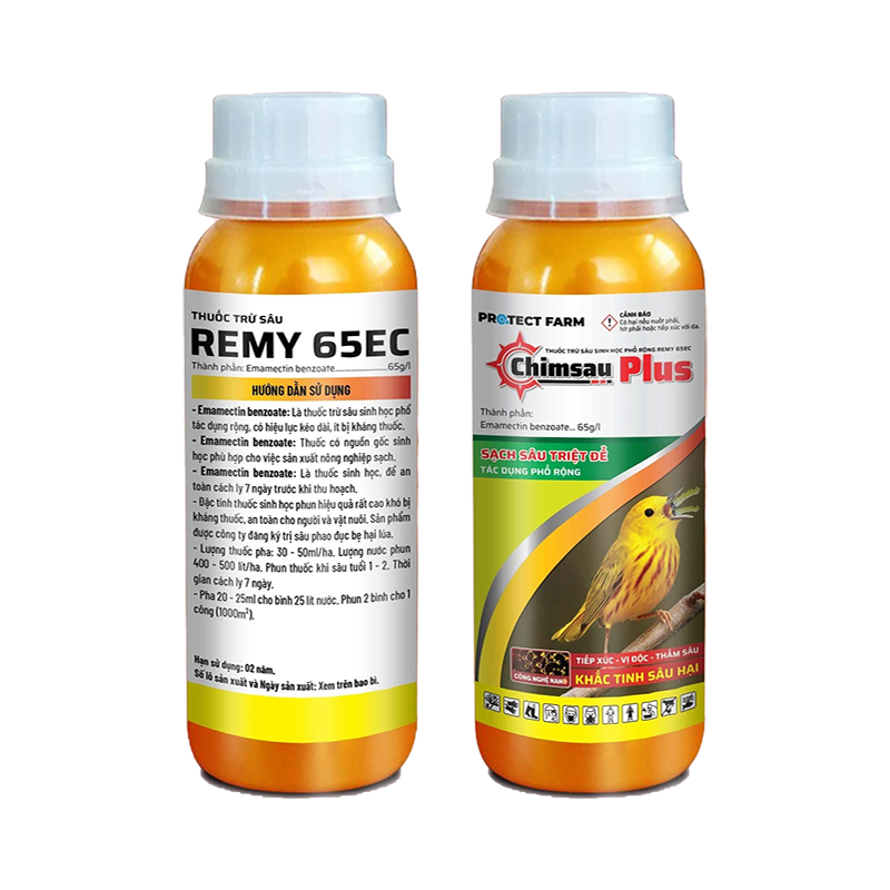 Chim Sâu Plus (REMY 65EC) Trừ sâu sinh học phổ rộng, Khắc tinh sâu hại