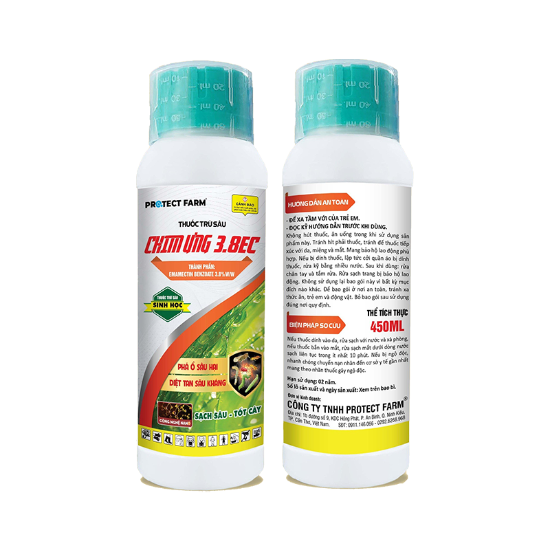 CHIM ƯNG 3.8EC, Trừ sâu sinh học, Phá ổ sâu hại, diệt tan sâu kháng. 