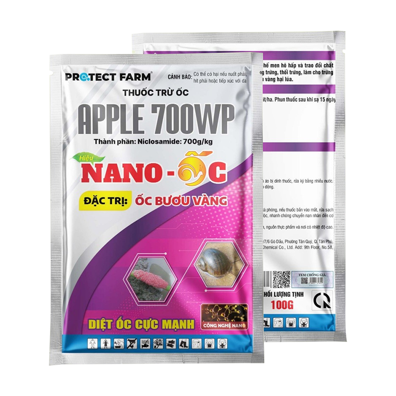 NANO ỐC (APPLE 700WP) Đặc trị ốc bươu vàng, diệt ốc cực mạnh